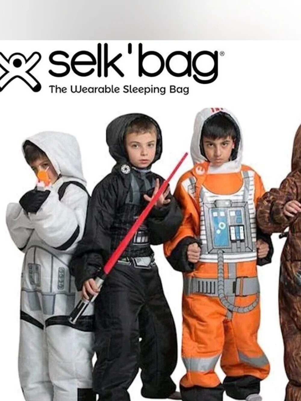 Youth Chewbacca 2016 Selk'bag DISNEY Star Wars Kids Medium  ***VERY RARE***